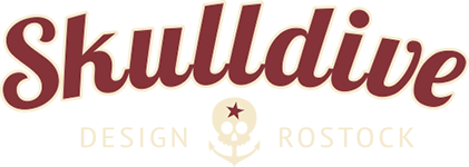 SKULLDIVE DESIGN ROSTOCK Logo